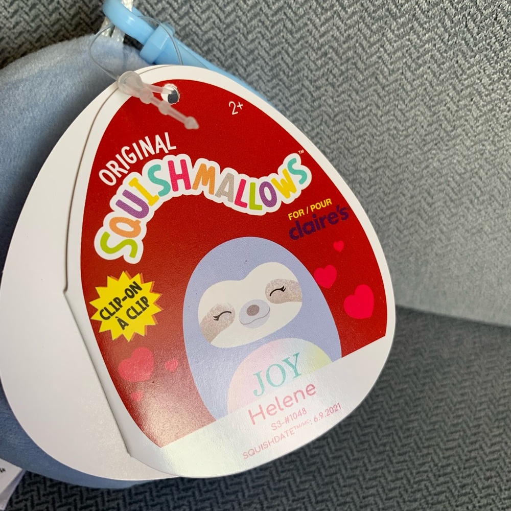 Squishmallow “”Helene 3.5” Clip On Brand New W Tags
Claire’s exclusive!